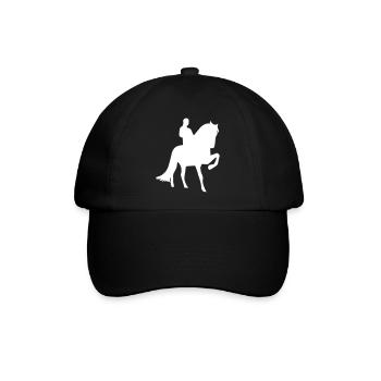 reiter - Baseballkappe - Schwarz/Schwarz - Vorne