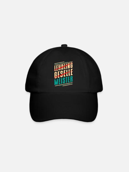 Nach Lehrling und Geselle Meister bestanden - Baseballkappe - Schwarz/Schwarz
