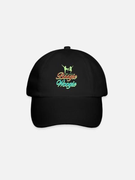 Boogie Woogie Tanz Tänzer Boogie-Woogie - Baseballkappe - Schwarz/Schwarz