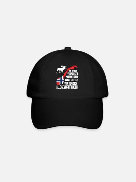 Ich bin der Angler vor dem dich alle gewarnt haben - Baseballkappe - Schwarz/Schwarz