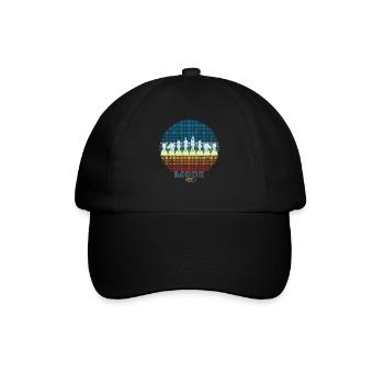 Schach Chess Schachspieler Schach - Baseballkappe - Schwarz/Schwarz - Vorne
