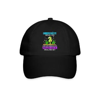 Seepferdchen bestanden Kinder - Baseballkappe - Schwarz/Schwarz - Vorne