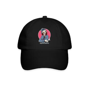 Außer Betrieb - Baseballkappe - Schwarz/Schwarz - Vorne