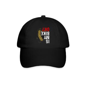 Dirt Bike - Baseballkappe - Schwarz/Schwarz - Vorne