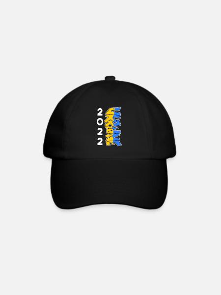 Ukraine - Baseballkappe - Schwarz/Schwarz