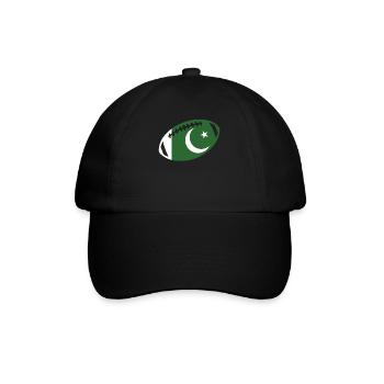 football pakistan - Baseballkappe - Schwarz/Schwarz - Vorne