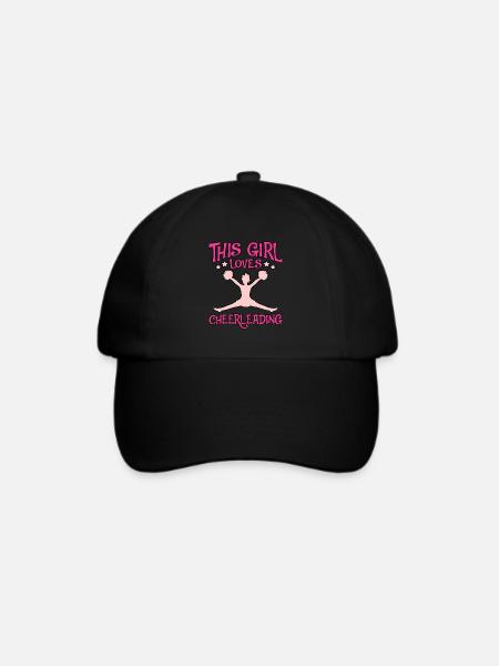 Cheerleading - Baseballkappe - Schwarz/Schwarz