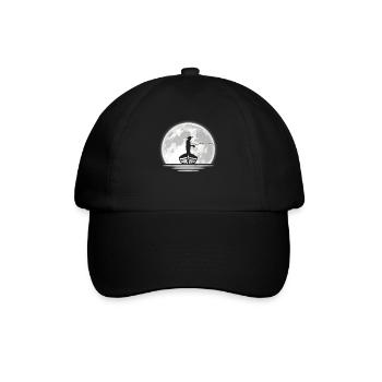 Angler - Baseballkappe - Schwarz/Schwarz - Vorne