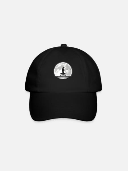 Angler - Baseballkappe - Schwarz/Schwarz