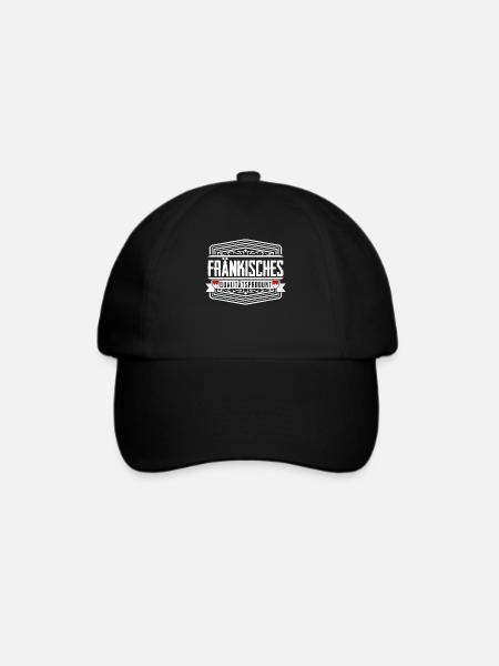 Franken Fränkisch Franke - Baseballkappe - Schwarz/Schwarz