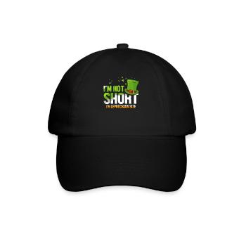 Ich Bin Nicht Klein Ich Habe Kobold Größe Ire - Baseballkappe - Schwarz/Schwarz - Vorne