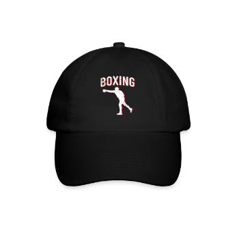 Boxen boxing - Baseballkappe - Schwarz/Schwarz - Vorne