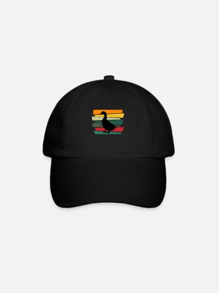 Ente Quitscheente Erpel Enten Gelbe Gummiente - Baseballkappe - Schwarz/Schwarz