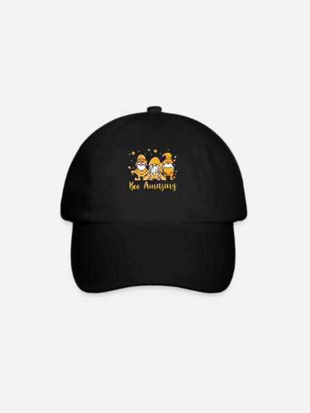Bee Amazing - Baseballkappe - Schwarz/Schwarz
