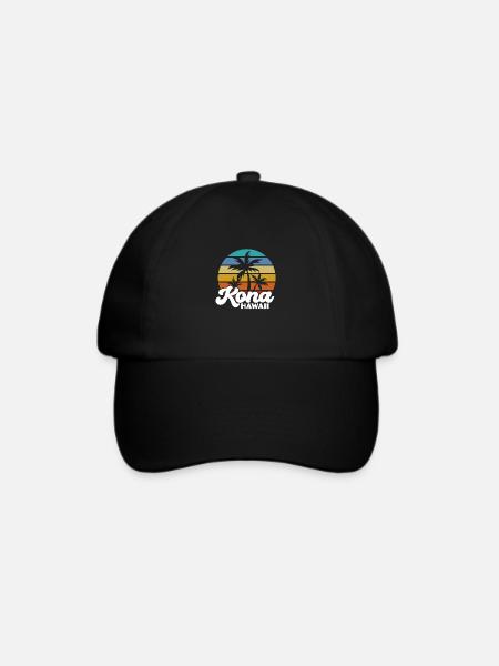 Hawaii - Baseballkappe - Schwarz/Schwarz