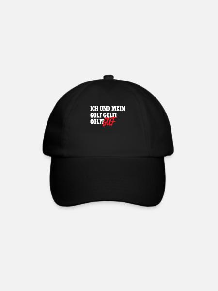 Ich und mein Golf - Baseballkappe - Schwarz/Schwarz