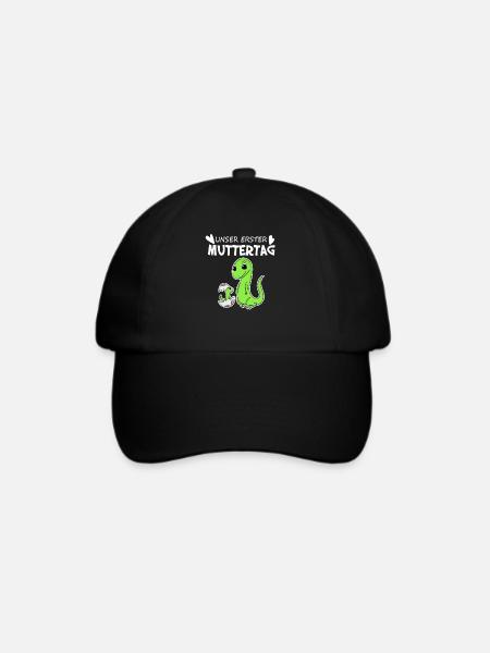 Muttertag Geschenk - Unser erster Muttertag - Baseballkappe - Schwarz/Schwarz