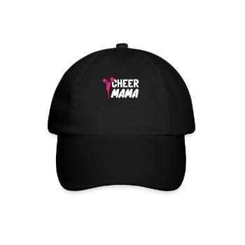 Cheer Mom - Baseballkappe - Schwarz/Schwarz - Vorne