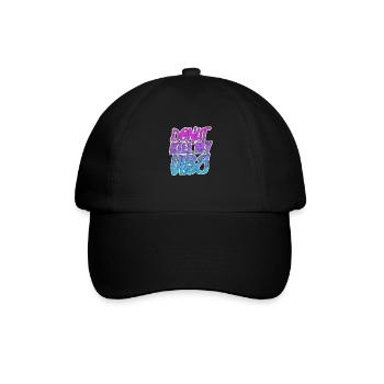 Donut - Baseballkappe - Schwarz/Schwarz - Vorne
