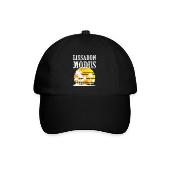 Lissabon Modus - Baseballkappe - Schwarz/Schwarz - Vorne