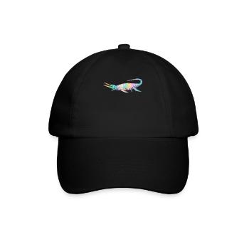 Mosasaurus Dino Future Paläontologe Dinosaurier - Baseballkappe - Schwarz/Schwarz - Vorne