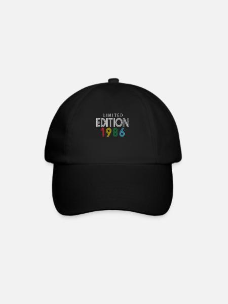 Limited Edition 1986 - Baseballkappe - Schwarz/Schwarz