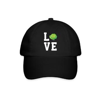 Liebe Kohl - Baseballkappe - Schwarz/Schwarz - Vorne