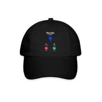 Nevada - Baseballkappe - Schwarz/Schwarz - Vorne