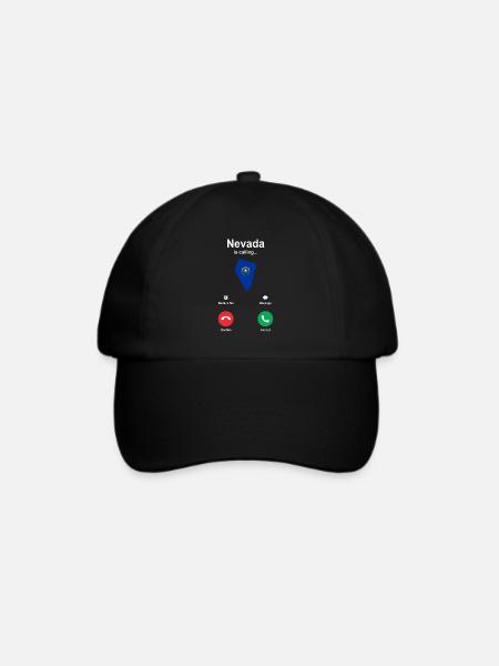 Nevada - Baseballkappe - Schwarz/Schwarz