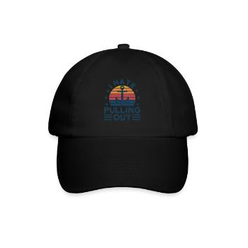 Kapitän Kapitäne Bootfahren Geschenk - Baseballkappe - Schwarz/Schwarz - Vorne