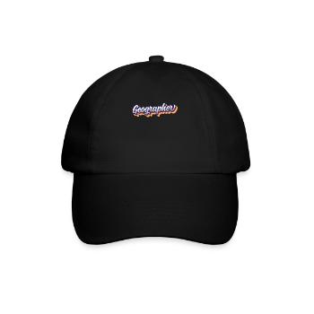 Geograph Geographiestudent Geographie Beruf - Baseballkappe - Schwarz/Schwarz - Vorne