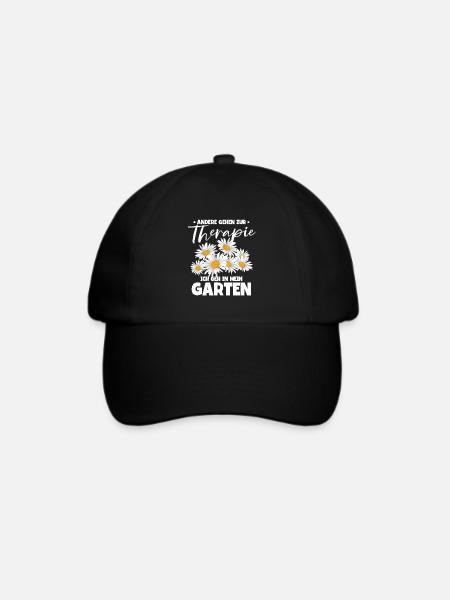Andere gehen zur Therapie ich gehe in meinen - Baseballkappe - Schwarz/Schwarz