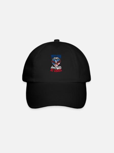 Traditioneller Puertoricaner von Geburt nach Wahl - Baseballkappe - Schwarz/Schwarz