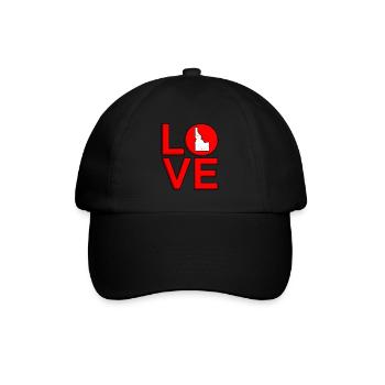 Liebe Idaho geschenk - Baseballkappe - Schwarz/Schwarz - Vorne