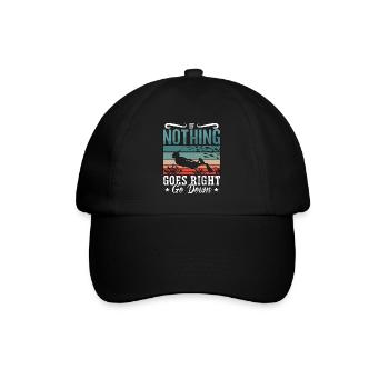 Apnoe Freitaucher Tauchen Freitauchen Geschenk - Baseballkappe - Schwarz/Schwarz - Vorne
