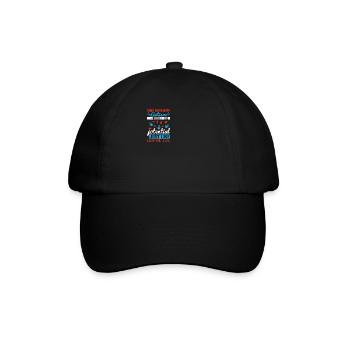 Ihr Kind mit Autismus hat unbegrenztes Potenzial, - Baseballkappe - Schwarz/Schwarz - Vorne