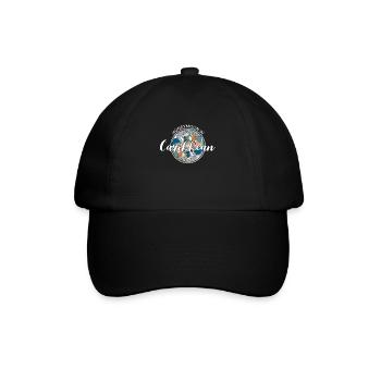 Honeymoon Flitterwochen Urlaub Shirt Karibik - Baseballkappe - Schwarz/Schwarz - Vorne