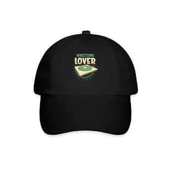 Ringen Liebhaber Ringkampf Wrestler Ringer - Baseballkappe - Schwarz/Schwarz - Vorne