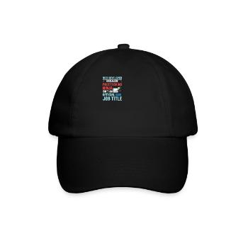 Web Entwicklung Webentwickler Entwickler Manager - Baseballkappe - Schwarz/Schwarz - Vorne