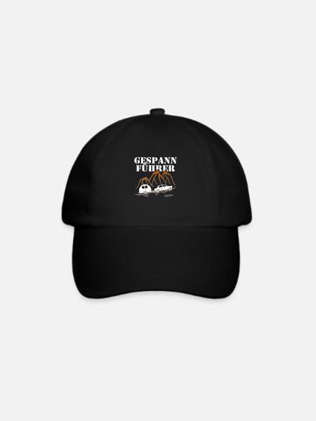 Gespannführer Wohnwagen lustig - Baseballkappe - Schwarz/Schwarz