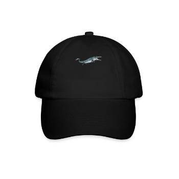 Mosasaurus I Meeresreptiel Kreidezeit Fossilien - Baseballkappe - Schwarz/Schwarz - Vorne