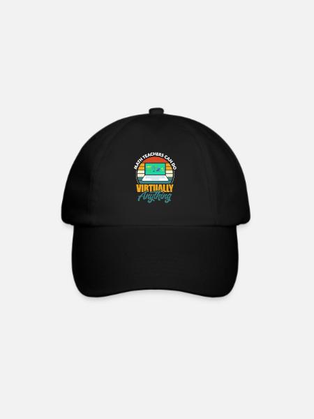 Mathematik - Baseballkappe - Schwarz/Schwarz