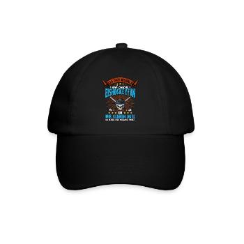 Eishockey - Baseballkappe - Schwarz/Schwarz - Vorne