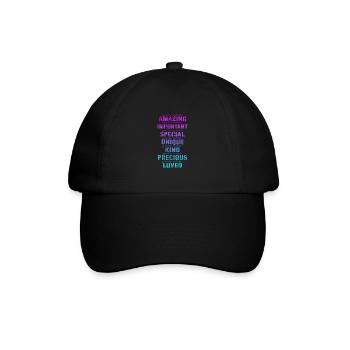 Motivation Motivieren Karriere Spruch Geschenk - Baseballkappe - Schwarz/Schwarz - Vorne
