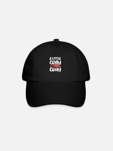 Languste Langusten Meeresfrüchte Krebs Geschenk - Baseballkappe - Schwarz/Schwarz