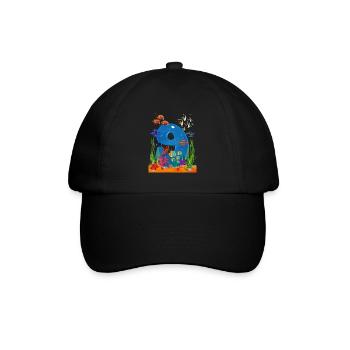 9 Geschenkidee zum Geburtstag - Baseballkappe - Schwarz/Schwarz - Vorne