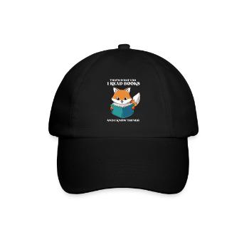 Lesen - Baseballkappe - Schwarz/Schwarz - Vorne