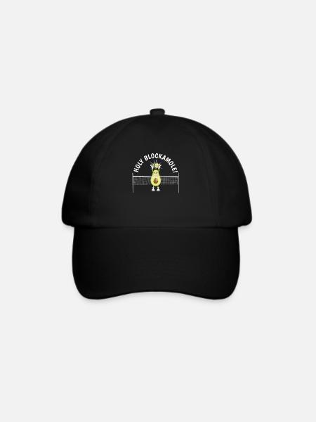 Holy Blockamole - Baseballkappe - Schwarz/Schwarz