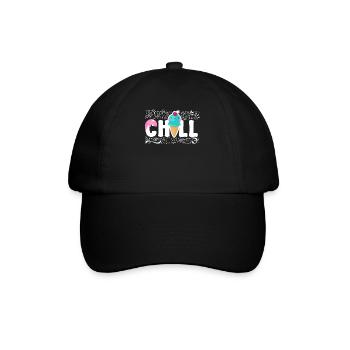 Ice Cream Cone Chill - Baseballkappe - Schwarz/Schwarz - Vorne
