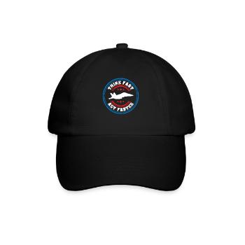 Jet Fighter Pilot Think Fast Act Faster Aviation - Baseballkappe - Schwarz/Schwarz - Vorne